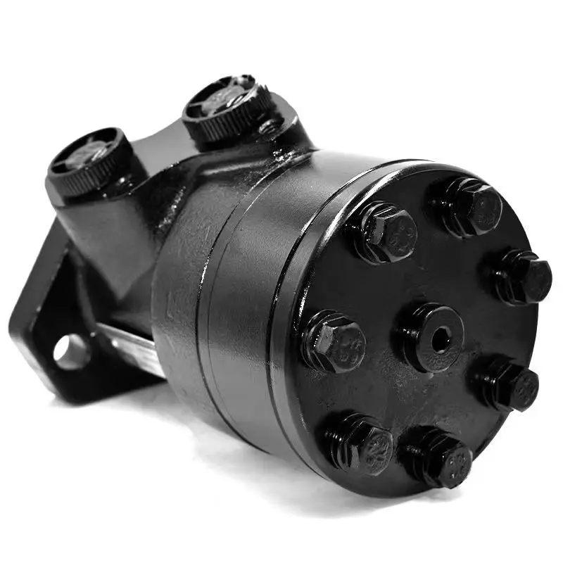 Hydraulic motors low speed high torque BMR - low speed high torque flat keyed shaft oil motors - keyway two holes 25