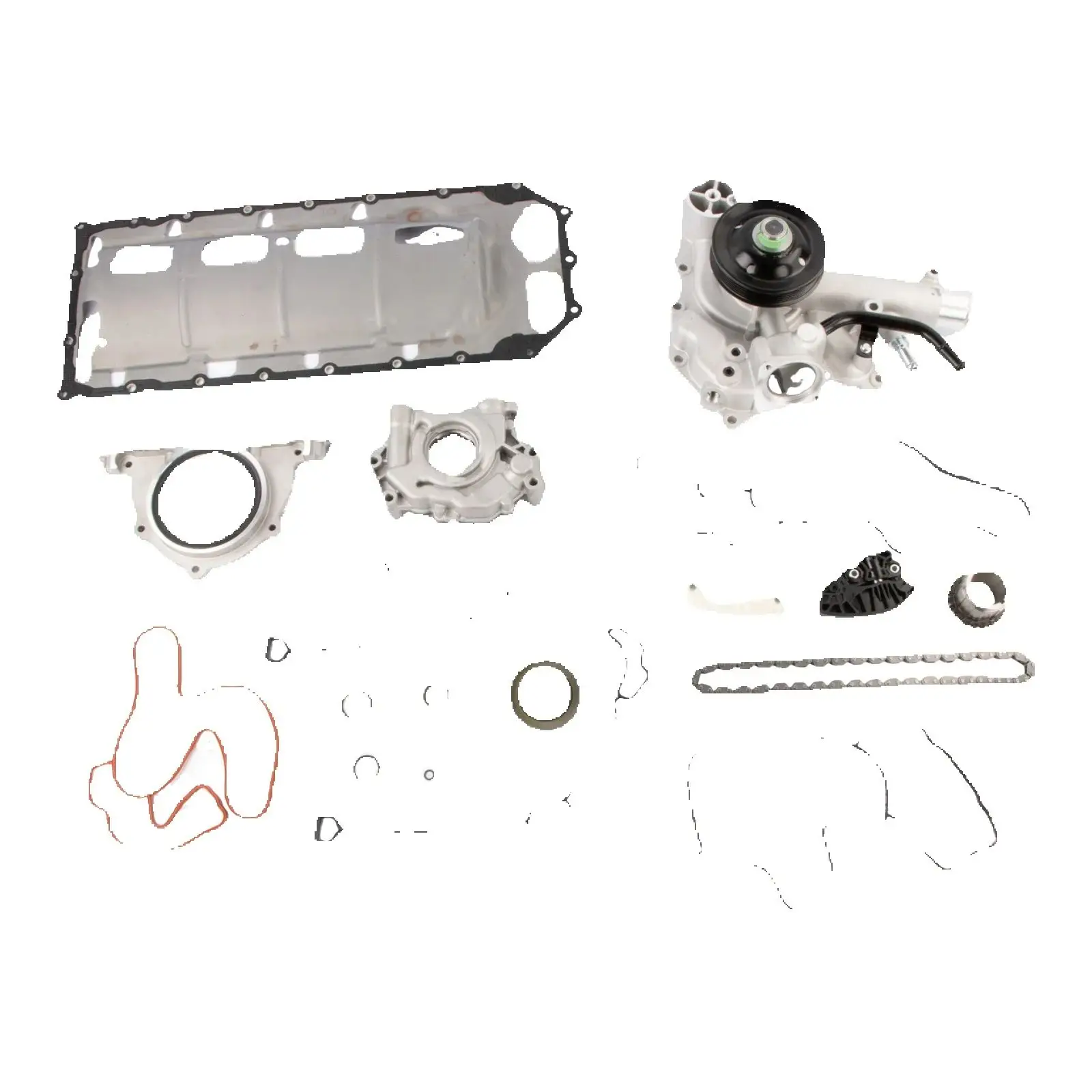 

Масляный водяной насос цепи ГРМ 53022281AF ДЛЯ Ram 1500 5,7 л 2009-2017 Комплект двигателя