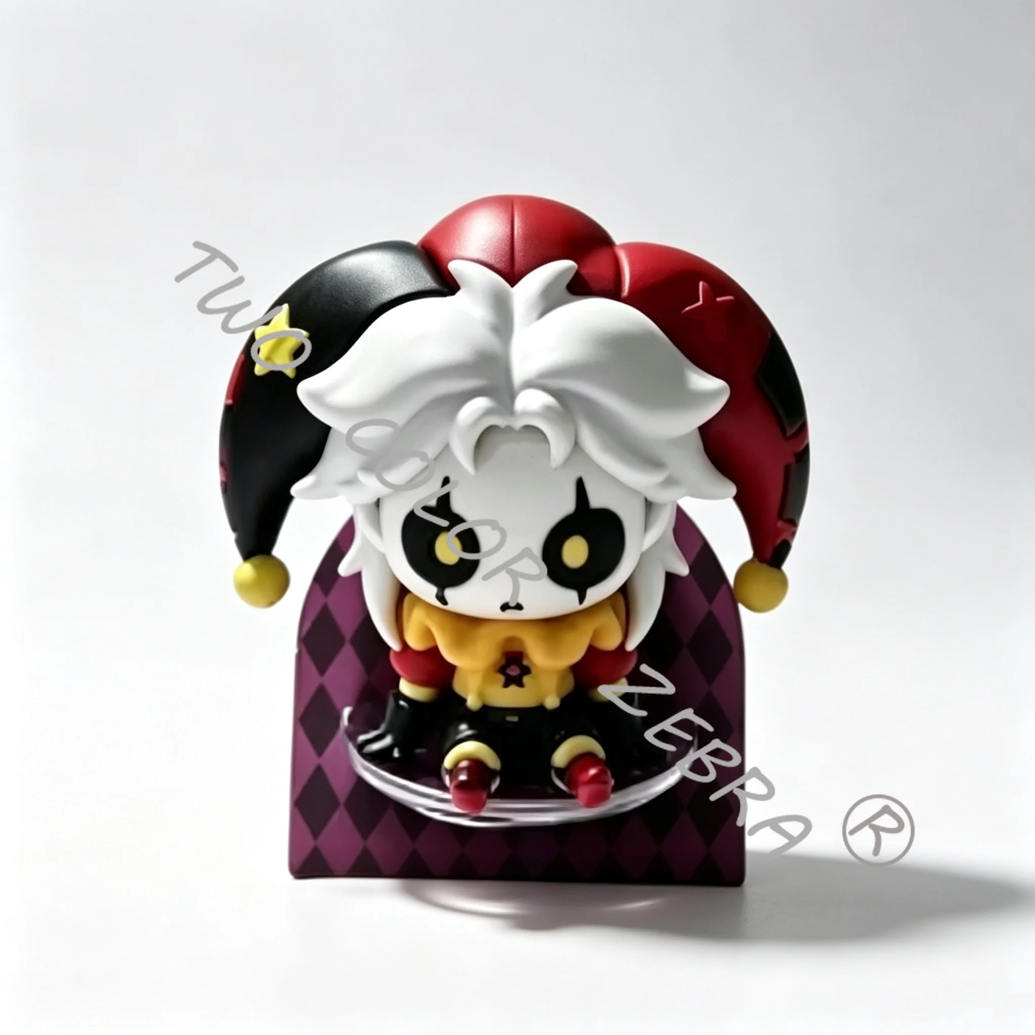 The Freak Circus Pierrot 코스프레 데스크 장식 아이템 애니메이션 7cm 스케일 피규어 액세서리 팬들을위한 장난감 컬렉션 선물