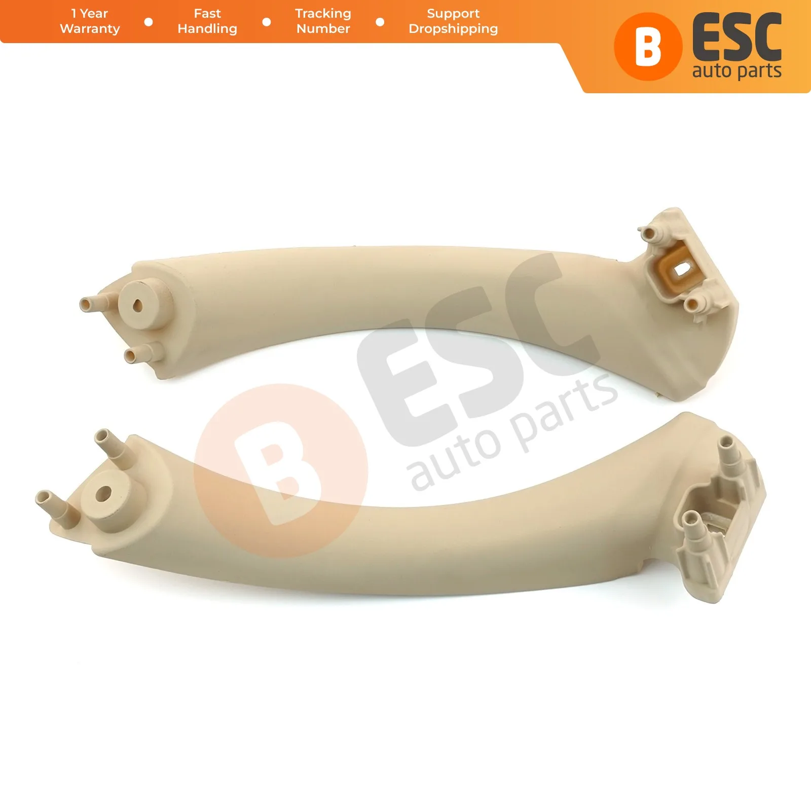 

EDP1054 Inner Door Handle Pull Strap Bracket Beige 51417230849 51417230850 Left Right for BMW 3 E90 E91 Sedan Wagon 2004-2012