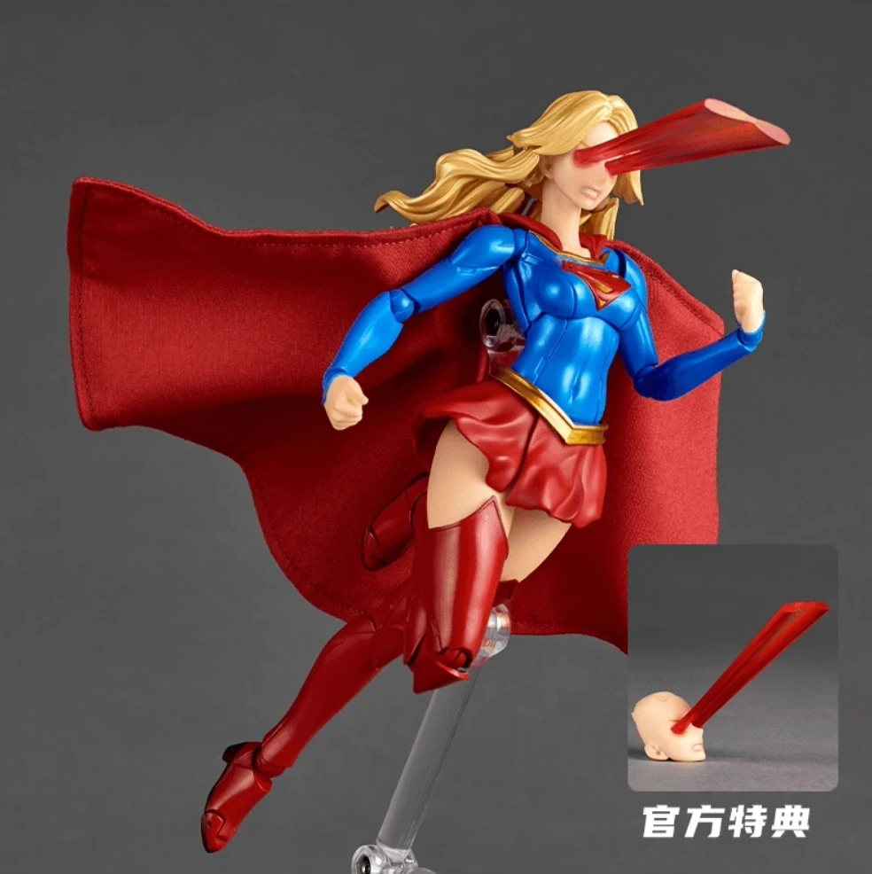 In Stock 100% Original Kaiyodo Revoltech Supergirl Action Figures Model Toys Figura Collection