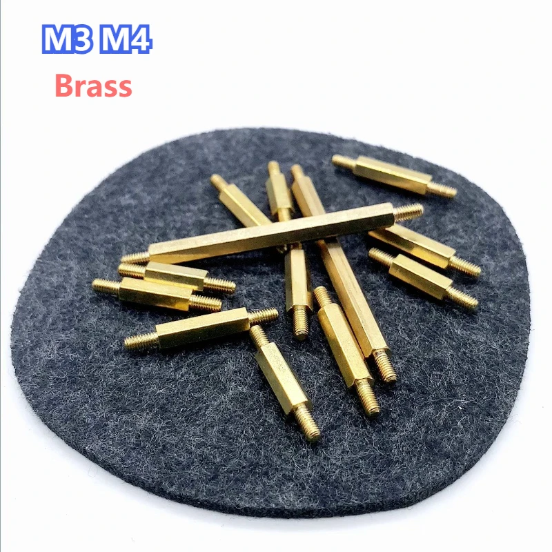 Hex Brass Double En…