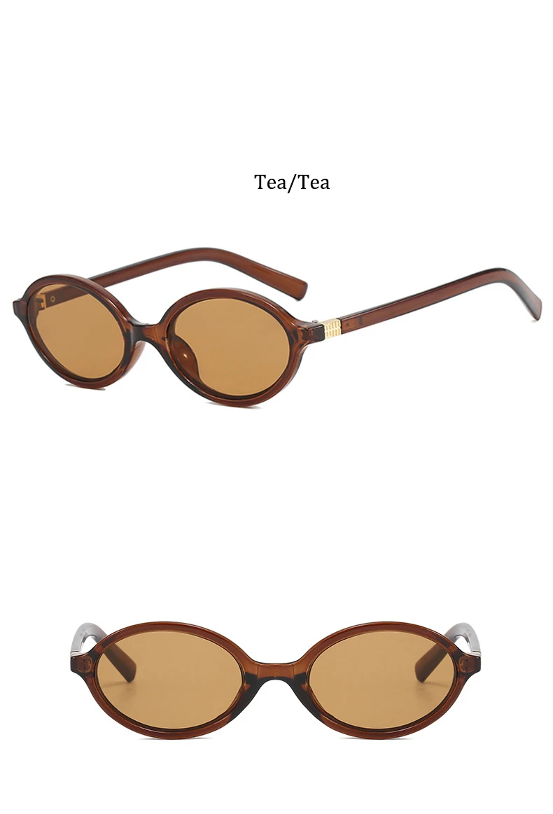 Süße ovale Damen-Sonnenbrille mit kleinem Rahmen, sexy Leoparden-Retro-Luxus-Sonnenbrille, Damenmode, Sonnenbrille, Trends, Brillen, einzigartig – Detail 4