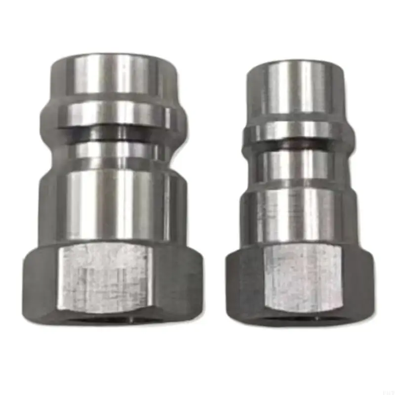 F1CF High Pressure R134a Coolant Adapter Valves with Dust Proof Cover Simple Installation for Car 508 Compressor System