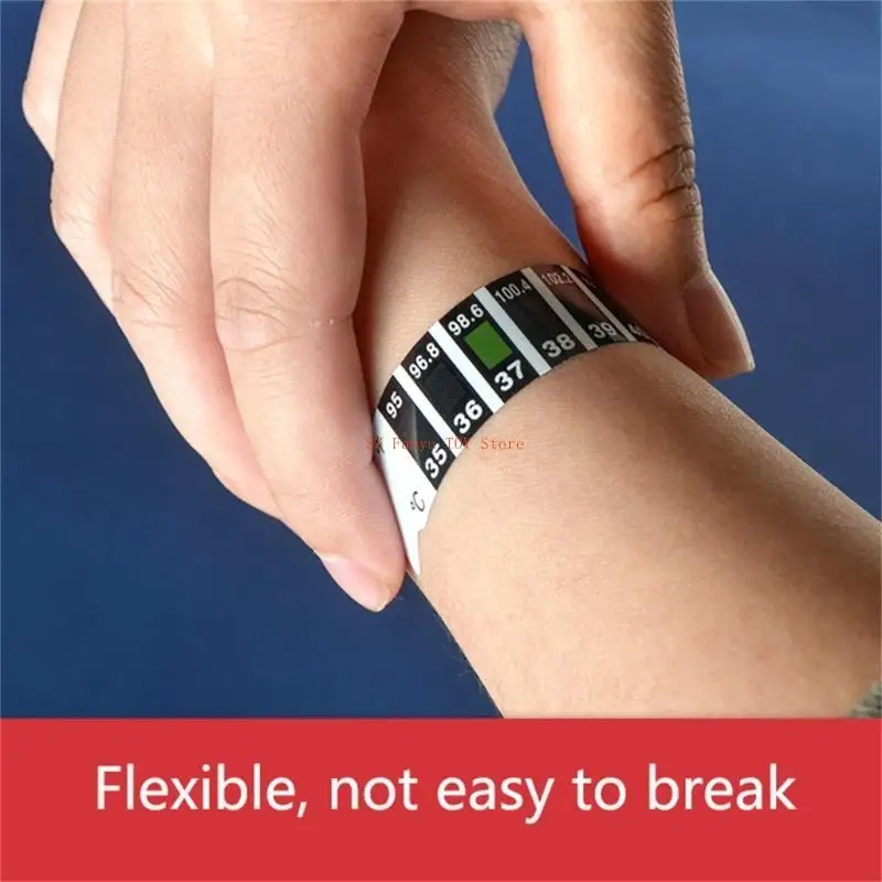 Adesivi della febbre della fronte della fronte da 96 Striplatura a lettura rapida