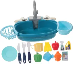 √Choice Play House Toys Pretend Play Children's Kitchen Wash Basin Sink Kids Kitchen Set Toy For Boys Girls Kids Gifts