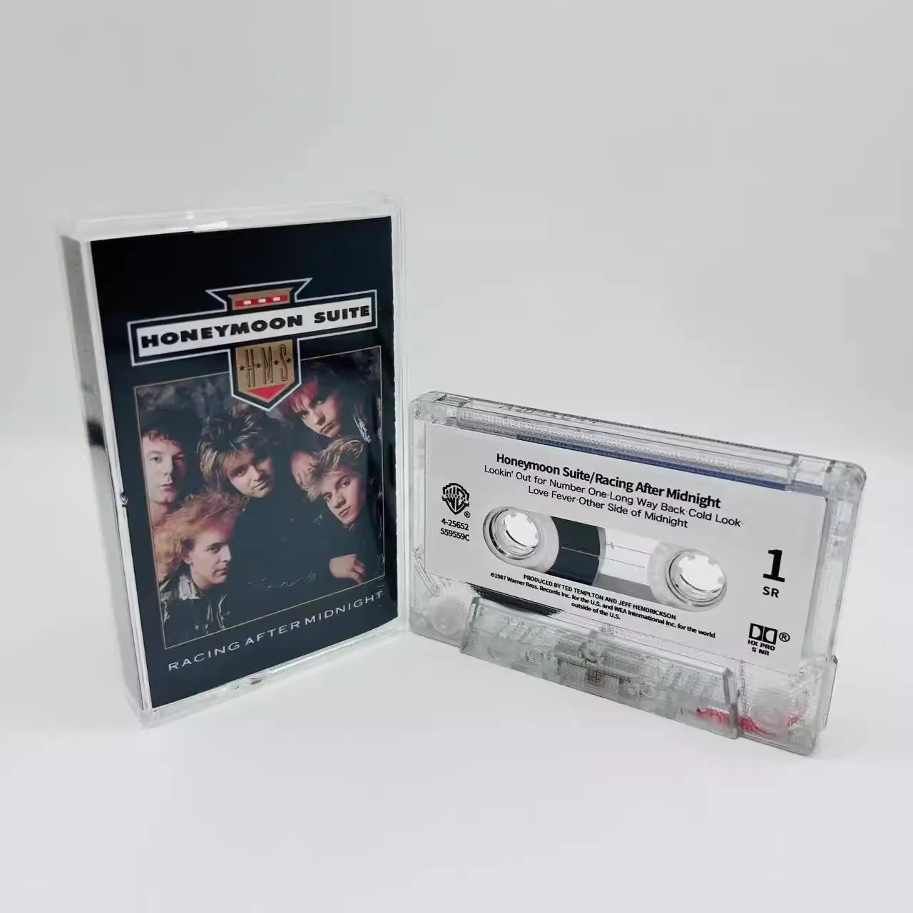 

Rock Honeymoon Suite Dave Betts Music Tape Racing After Midnight Album Cold Look Cassettes Cosplay Walkman Car Soundtracks Box