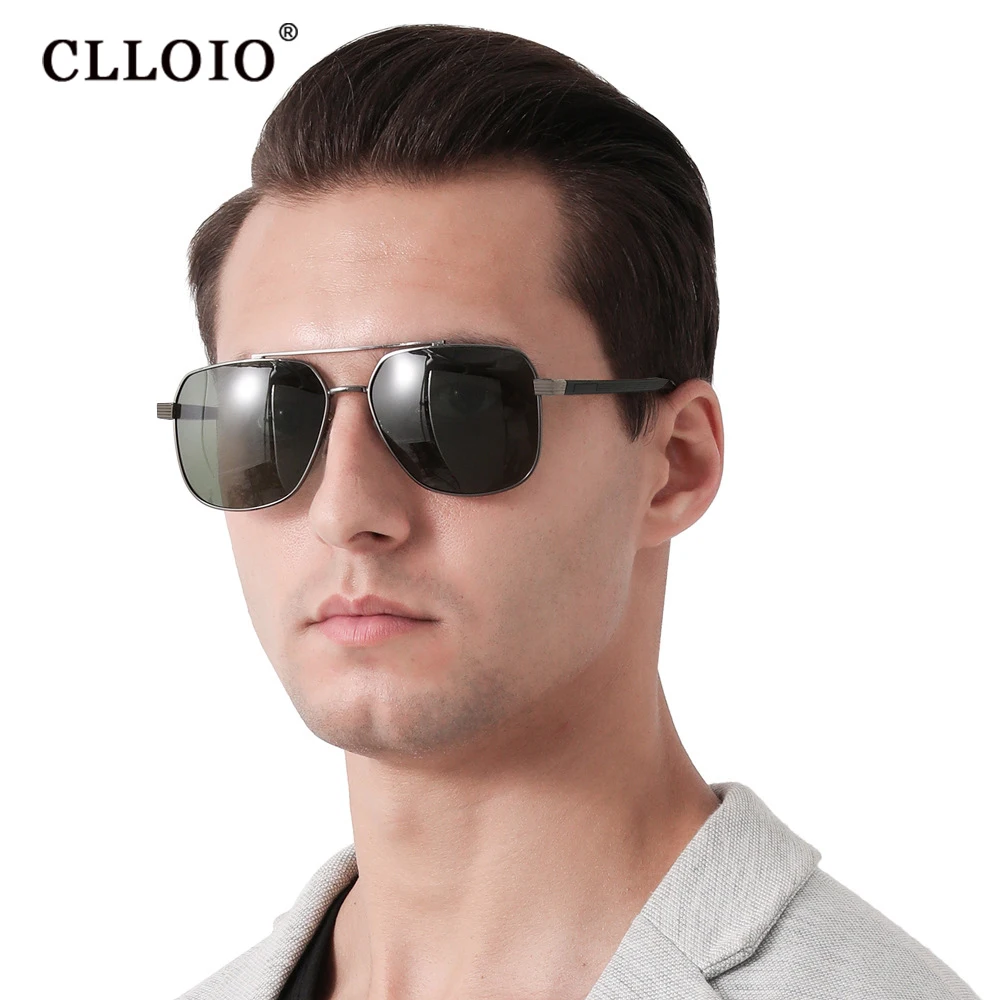 CLLOIO Classic Photochromic Sunglasses Men Women Polarized Driving Shades Sun Glasses Travel Anti-glare Chameleon Glasses