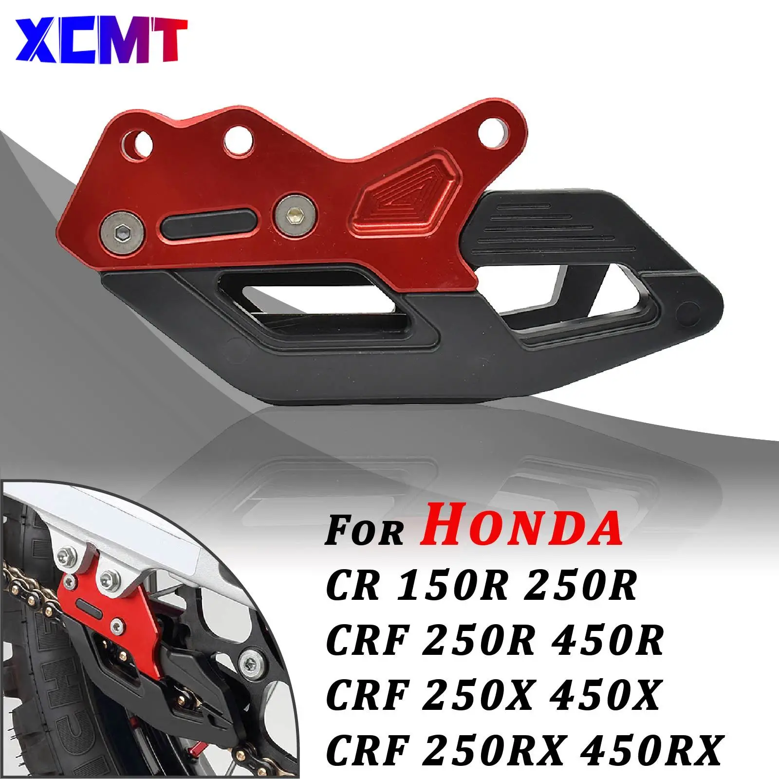 

Motorcycle CNC Chain Guide Guard For Honda CRF250R CRF450R CR125 CR250 CRF250RX CRF450RX CRF 250R 450R CR 125 250 R RX 2005-2021