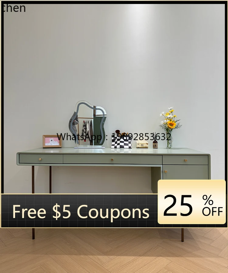 

solid wood dresser retro bedroom modern minimalist makeup table dresser bedside cabinet