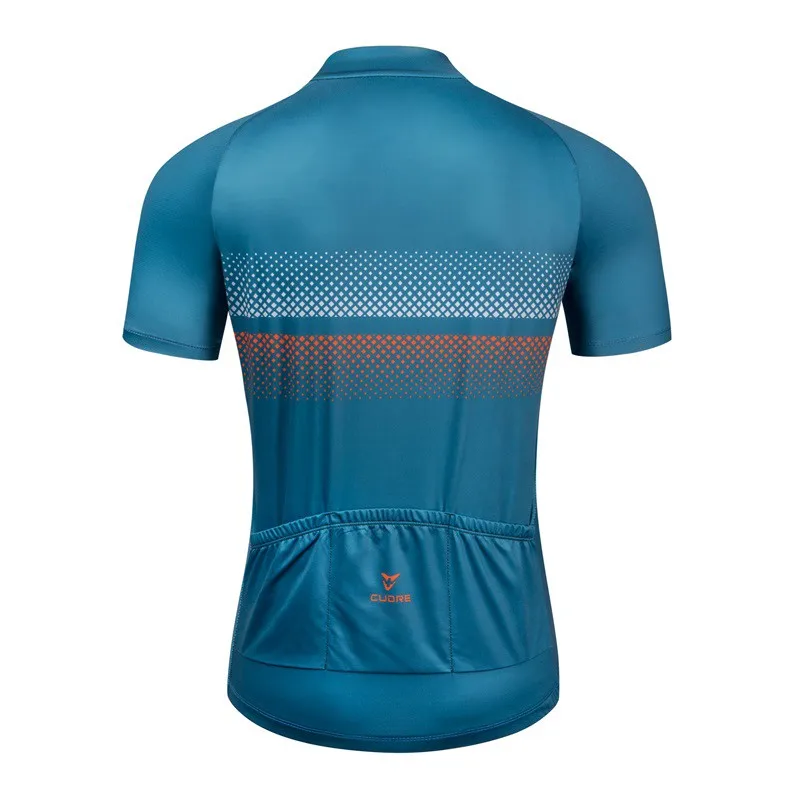 Summer Men Short Sleeve Cycling Jersey MTB Maillot Bike Shirt Breathable Tricota Mountain Pro Team Bicycle Sports Clothing 2023