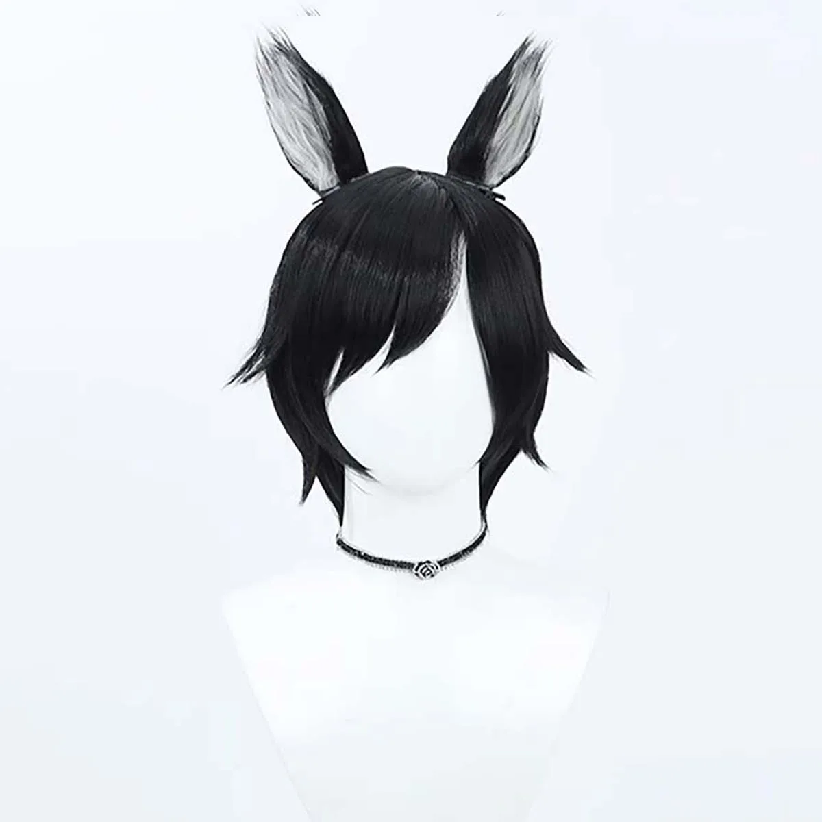 Adult Men Halloween Party Props Delicious in Dungeon Izutsumi Cosplay Wig With Ear