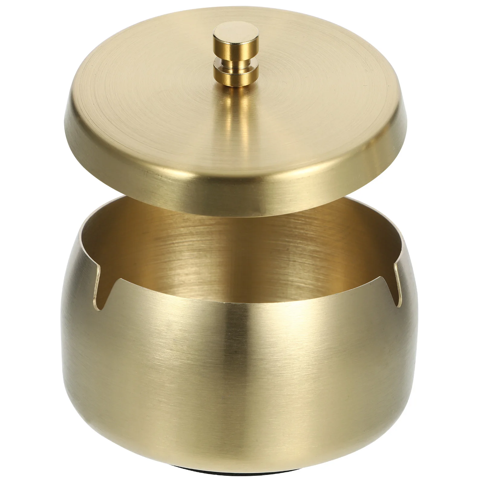 

Stainless Steel Ashtray Windproof Decorative Outdoor Home Office Metal Desktop Smoking Ashtray Wear-Resistant Fireproof Ashes