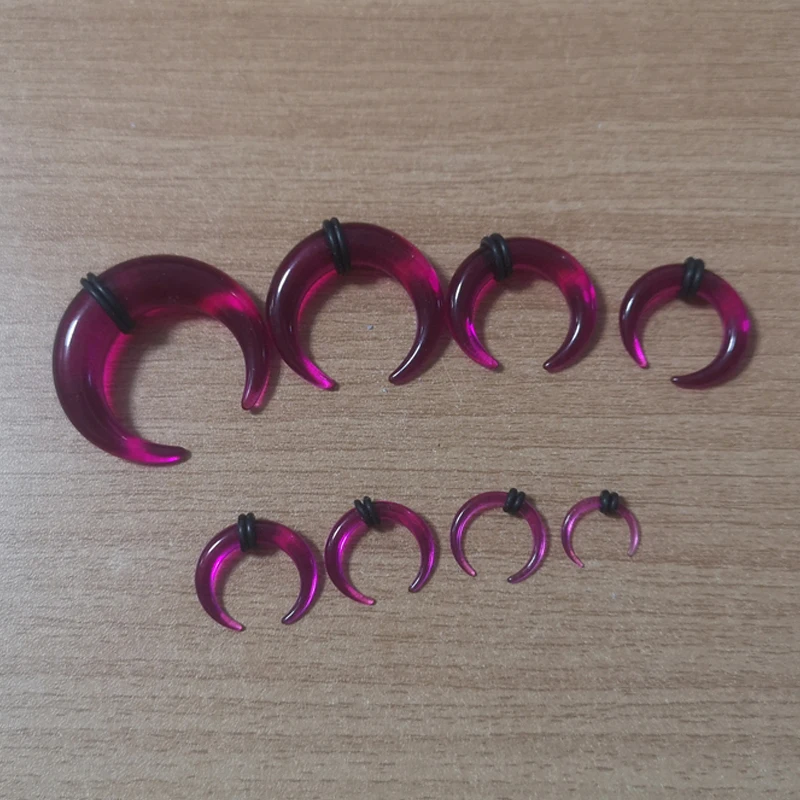 Ear Body Piercing Kit Acrylic Tapers, 8 PCS