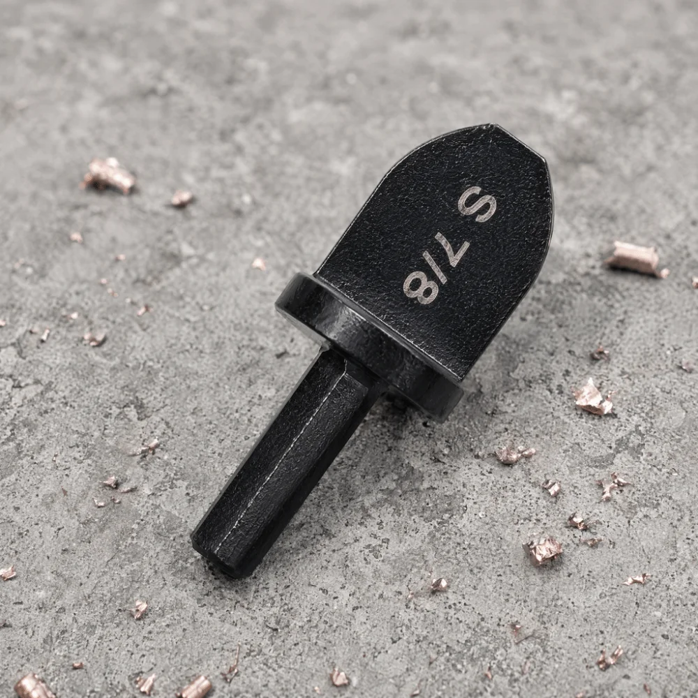 6pcs Bearing Steel Pipe Swaging Tool 6 Piece Set 1/4in 3/8in 1/2in 5/8in Swaging Drill Bit Set Flaring And Expanding
