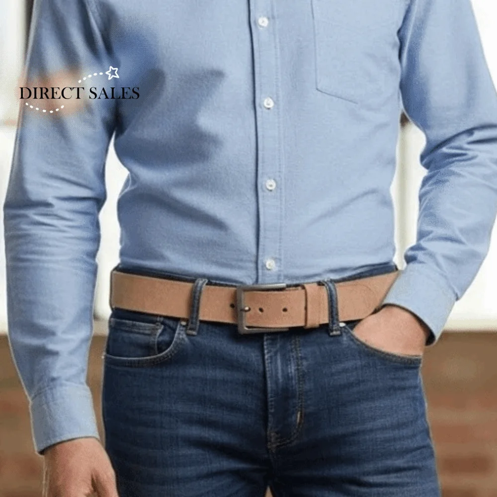 

Мужской широкий ремень из натуральной кожи, длинный, винтажный, съемный, для джинсов, подарок для папы/бойфренда