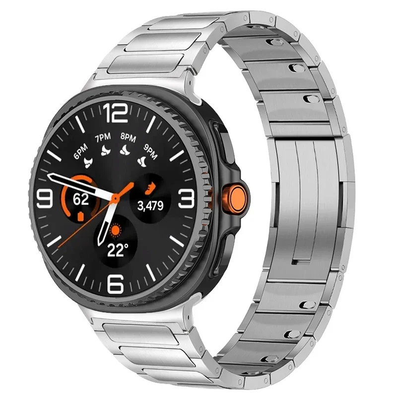 Edelstahlarmband für Samsung Galaxy 8 40/44 mm 8Classic 46 mm Schnellverbindungsarmband für Galaxy Watch Ultra 2025 47 mm Metallarmband