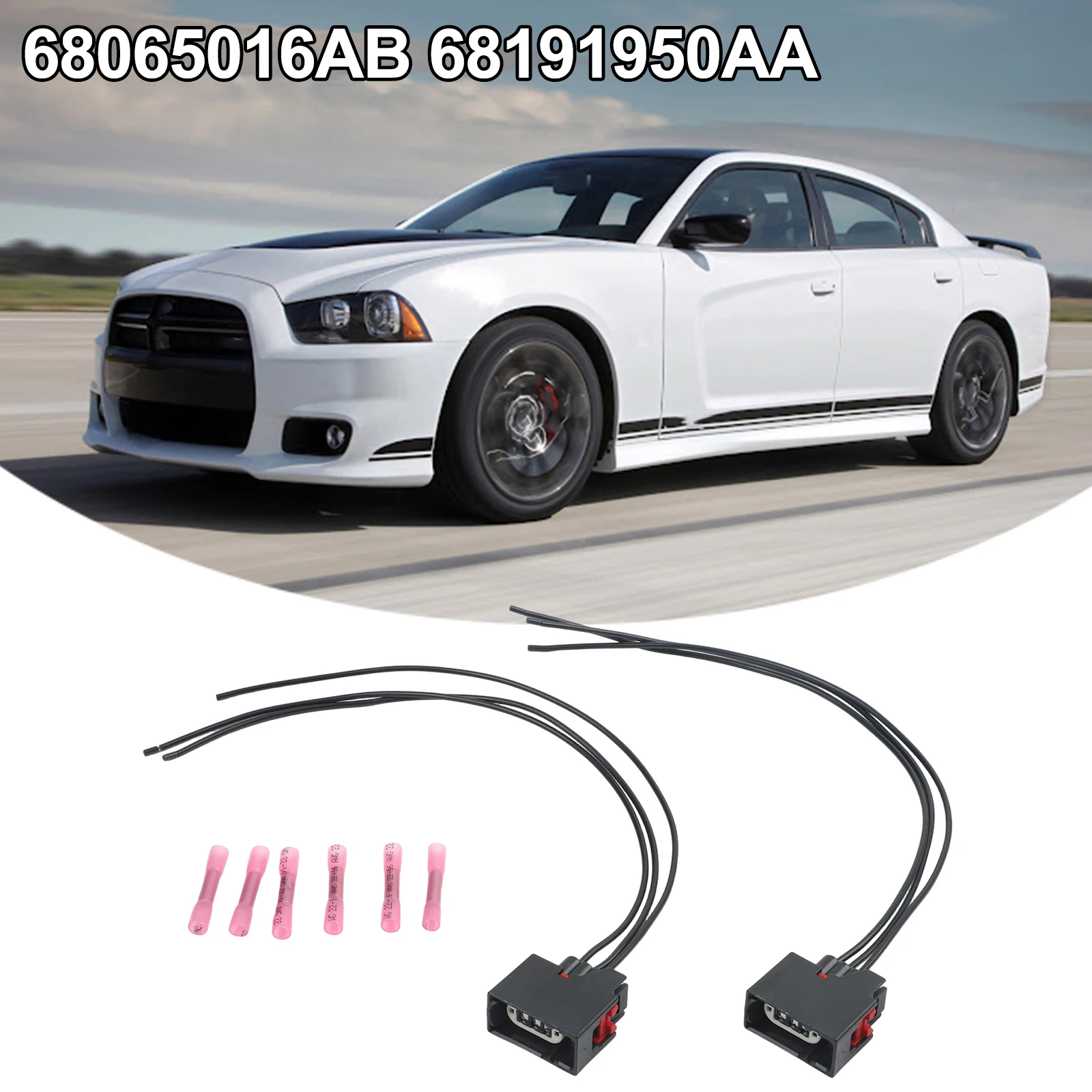 Tail Light Repair Taillight Harness 3-Pin Tail Connector Secure 3-pin Connection Plastic And Metal Construction