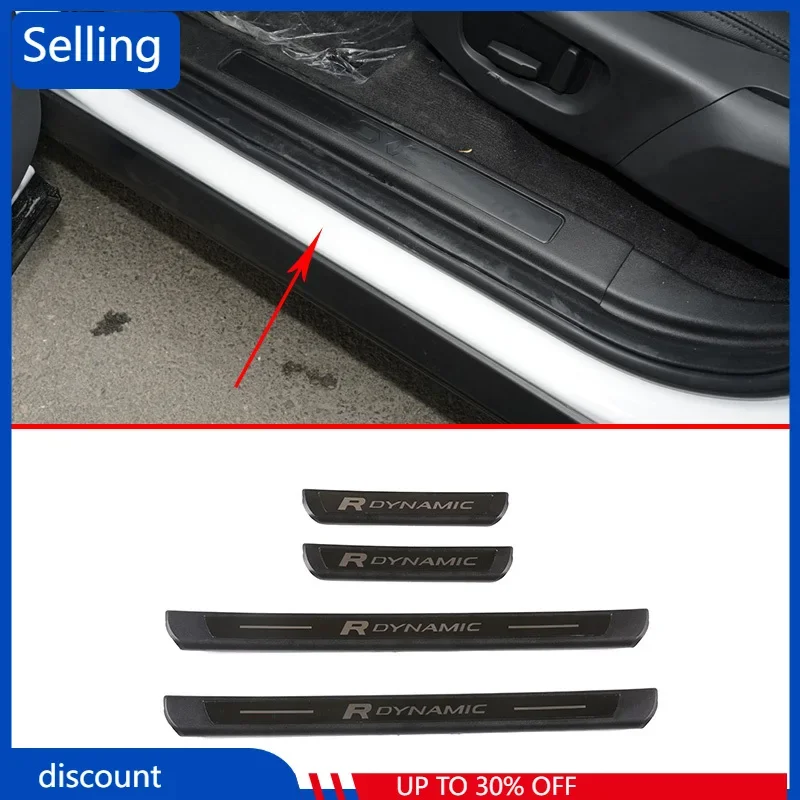 

Car Exterior ABS Door Sill Scuff Threshold Protector Plate Cover Trim Accessories For Land Rover Discovery Sport 2020 fast ship