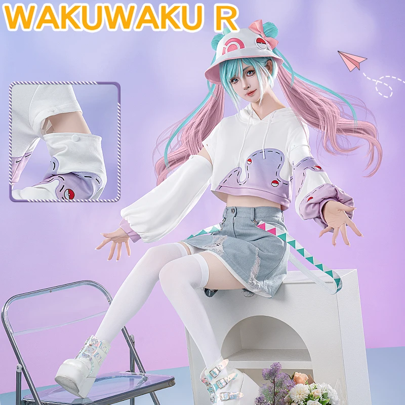 

MIKUU Cosplay Costume Game Cosplay WakuWaku-R Women Cute Daily Costume Mikku Cosplay