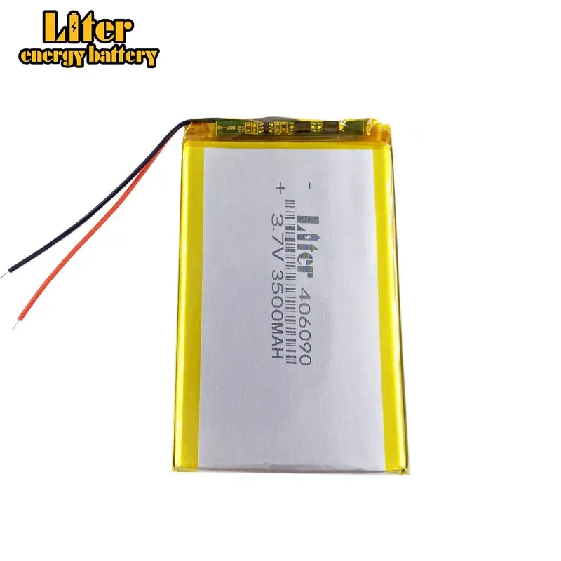 ลิตรพลังงานแบตเตอรี่ 3.7 V 3500 mAh [406090] Polymer lithium ion/Li - Ion แบตเตอรี่สำหรับแท็บเล็ต pc, POWER BANK, โทรศัพท์มือถือ