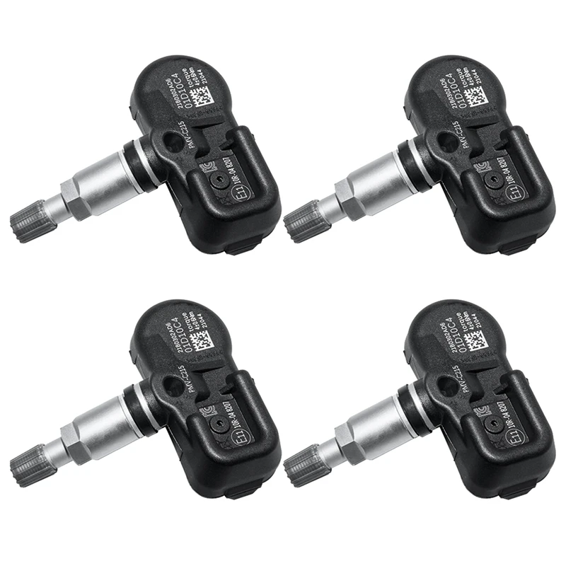 4 PCS 4260748020 42607F4020 433Mhz Tire Pressure Sensor TPMS Black ABS For Toyota RAV4 2019-2021 Corolla Camry C-HR Land Cruiser