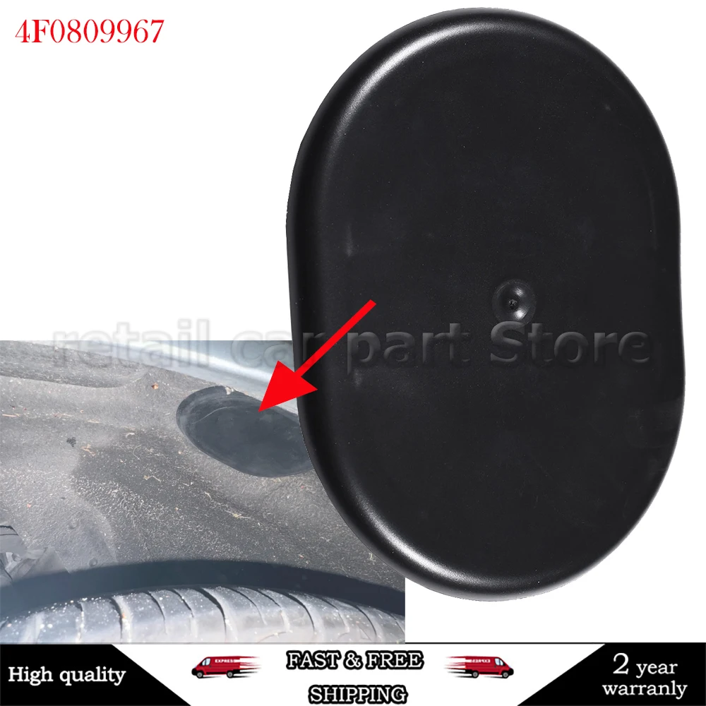 Couverture Anti-Poussière pour Passage de Roue Avant de Voiture, Garde-Boue de Revêtement pour Audi horizon C6 2005 2006 2007-2011 4F0809967, 1 Pièce