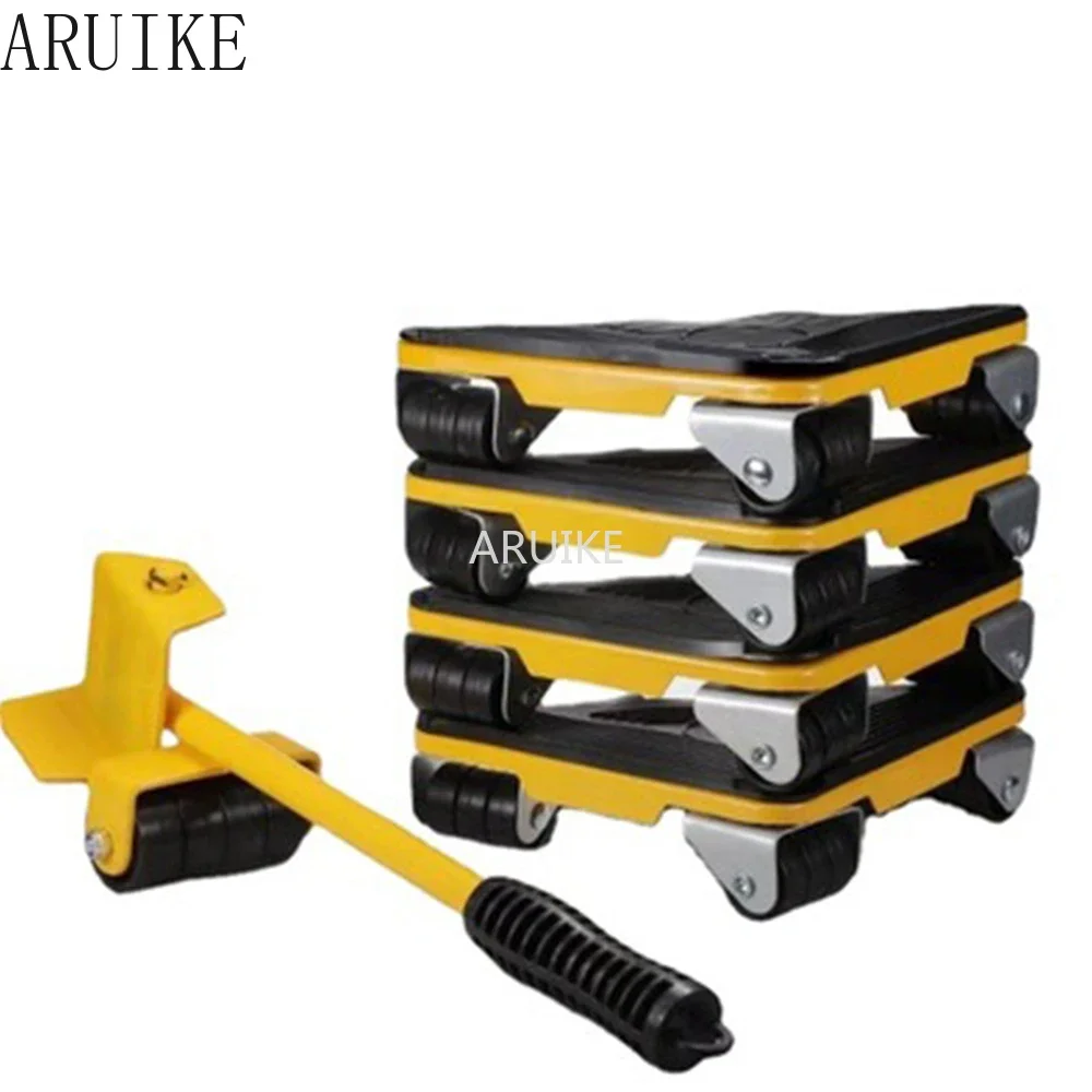 Heavy Triangular Moving Thick Wheel ABS Anti-skid Pad and Handle with PVC 17x17x23mm