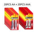 20PCS AAA 20PCS AA