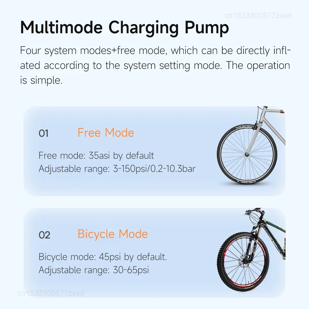 Imagem -03 - Xiaomi-bomba de ar sem Fio Inteligente com Manômetro Digital e Lâmpada Led Bomba Inflável Elétrica para Carro Bicicleta Bola Vida C01 Novo