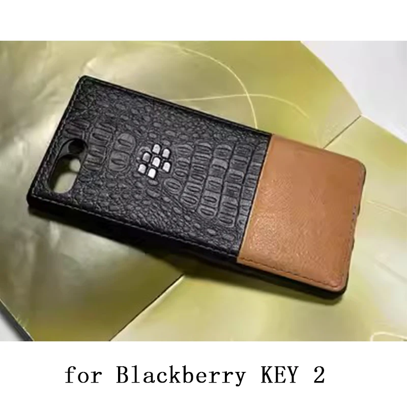 

Original Genuine Leather Case for Blackberry KEY 2 Carcasa Fashion Phone Cover for Blackberry KEY2 Funda Skin Back Bag Coque