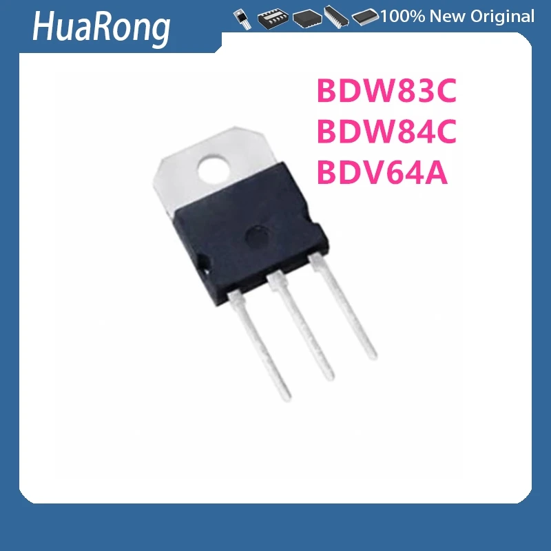 10Pcs/Lot BDW83C BDW83 BDW84C BDW84 BDV64A BDV64 TO-218 FEP30JP FEP30 MJH6284G MJH6284 TO-247