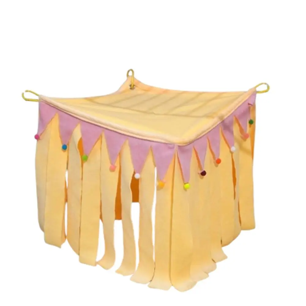 Tassel Strip Guinea Pig Pet Tent Curtain Hideout Small Animals Hide House Comfortable Soft Hamster Hide Corner Nest Rabbit