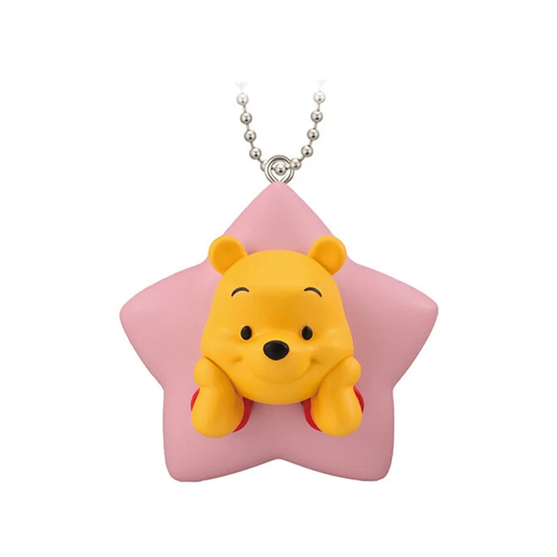 Bandai 4PCS Gashapon Pooh Chip Dale Anime Toy For Kid Action Figure Gift Collectible Model Modeling Ornaments Desktop Decoration