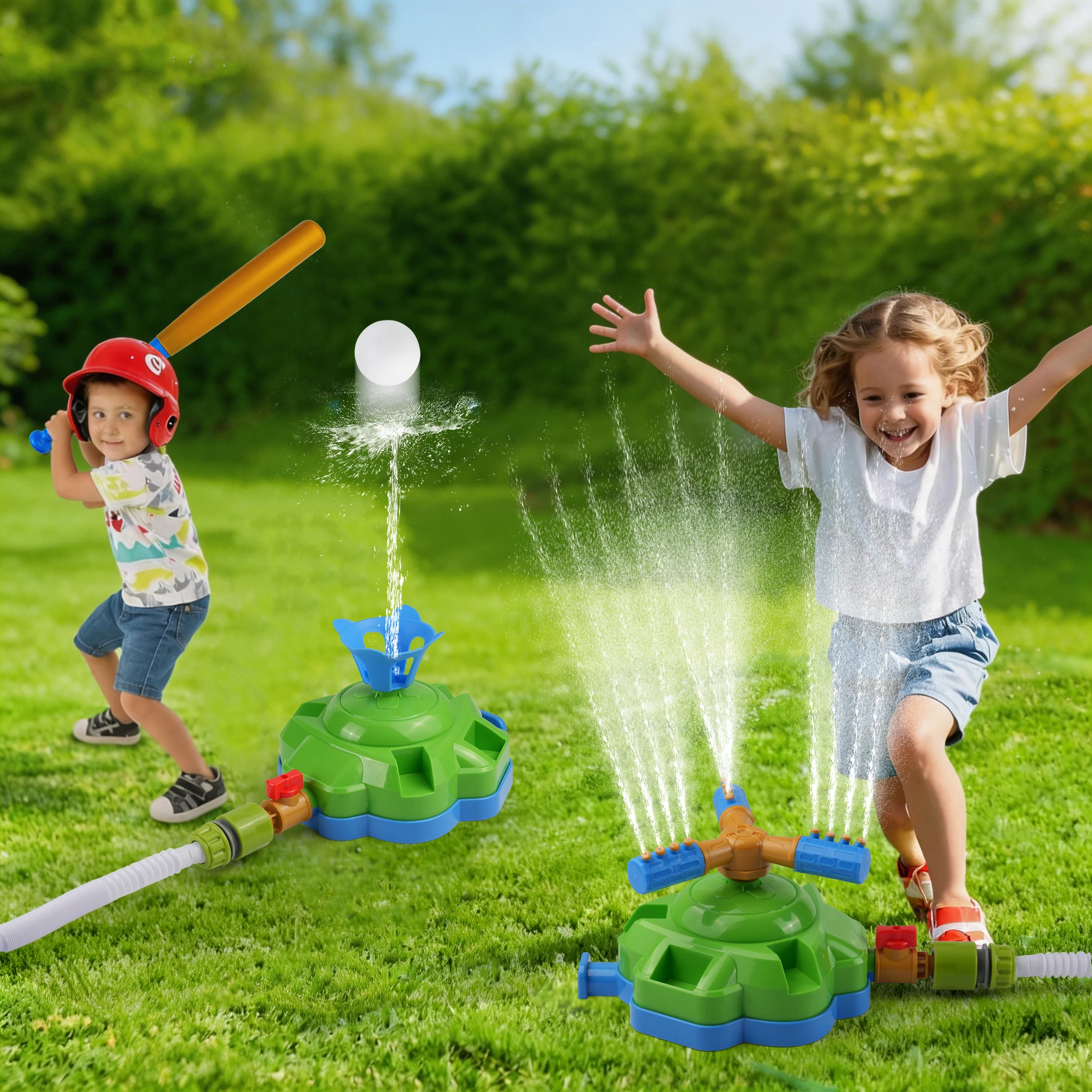 Jouets d'arrosage d'extérieur pour enfants : Lance-roquettes à pompe à pied pour l'été, jouets aquatiques pour pelouses et jardins, jouets à jet d'eau pour le plaisir estival en piscine et sur la pelouse