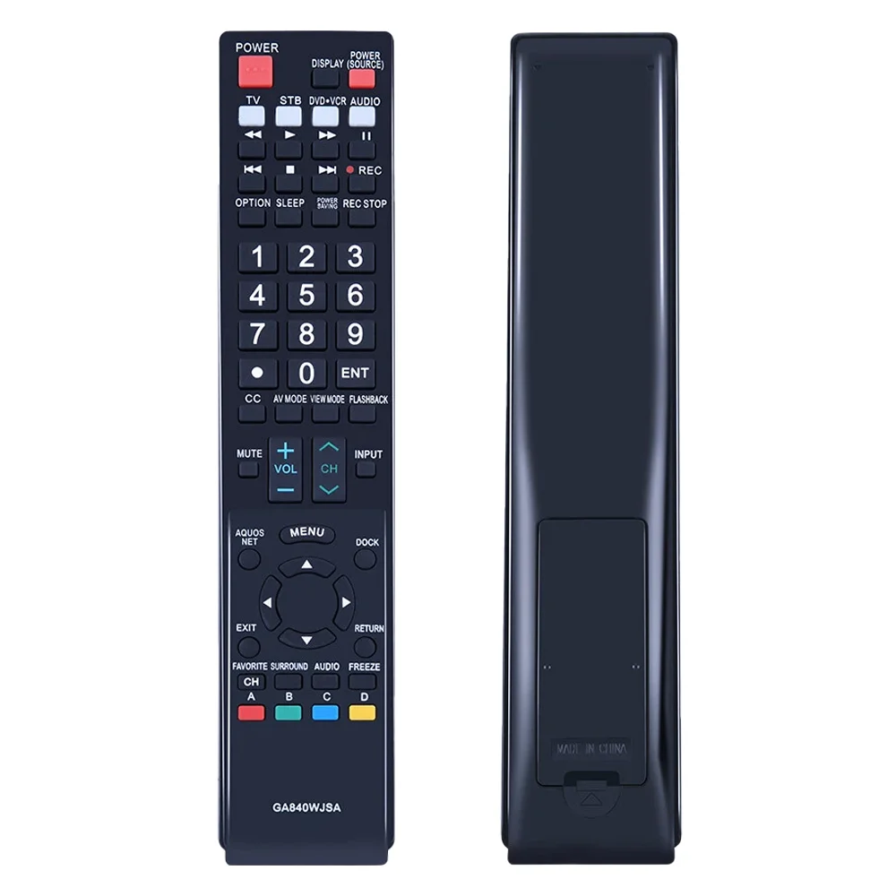 Replacement GA840WJSA Remote Control Compatible with Sharp TV GA841WJSA GA943WJSA GA985WJSA GA903WJSA GA983WJSA GA771WJSA