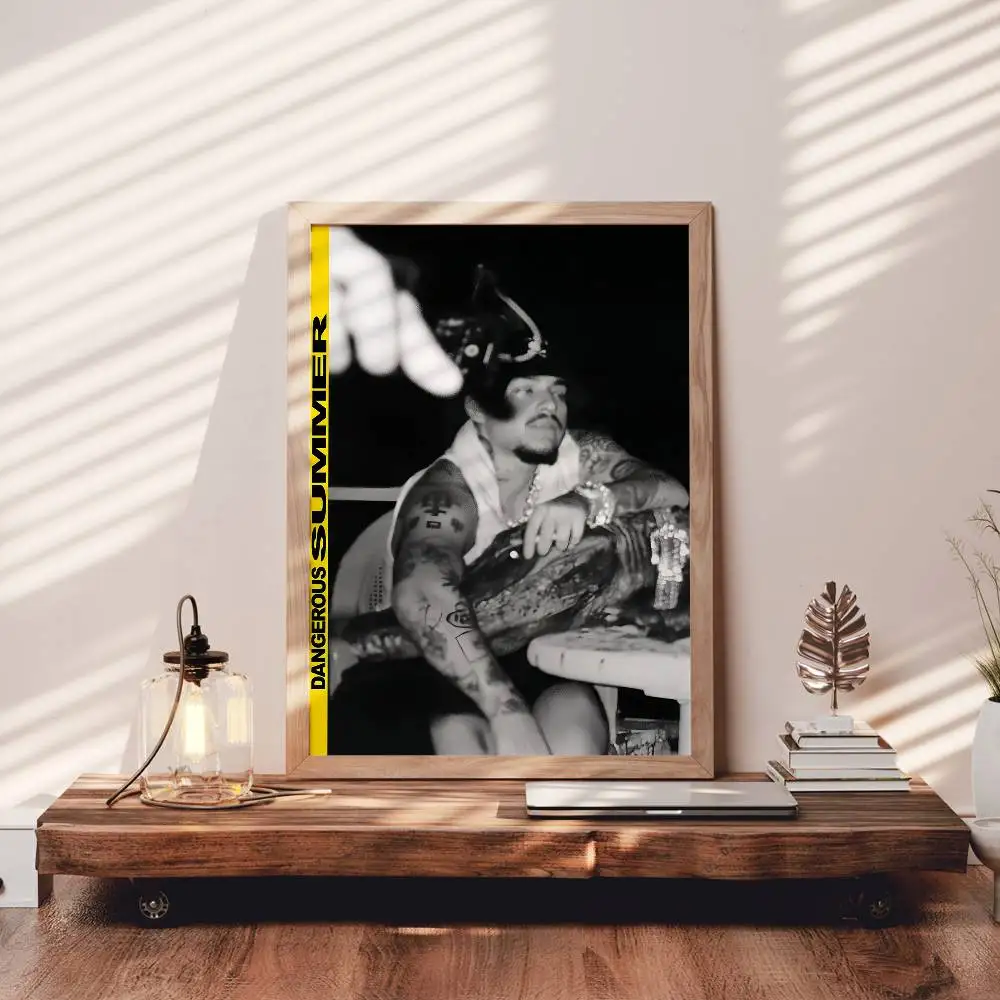 ملصق Y-Yeat صيفي خطير، ملصق فني ذاتي اللصق مقاوم للماء، غرفة القهوة والبار