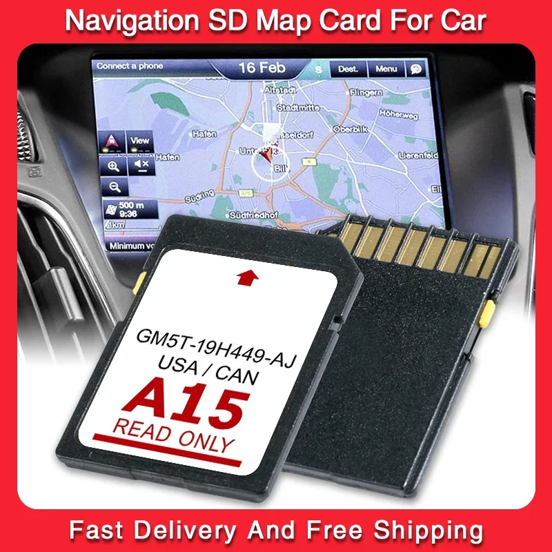 Latest A15 for Lincoln and Ford GPS SD Card Update 2024 USA Canada Mexico maps Sync Explorer F-150