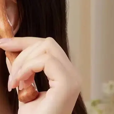 الغزلان قرن الوعل مشط رئيس ميريديان تدليك مشط مكافحة ساكنة خشبية واسعة الأسنان غوا شا أداة خدش سبا تعزيز الدورة الدموية #1