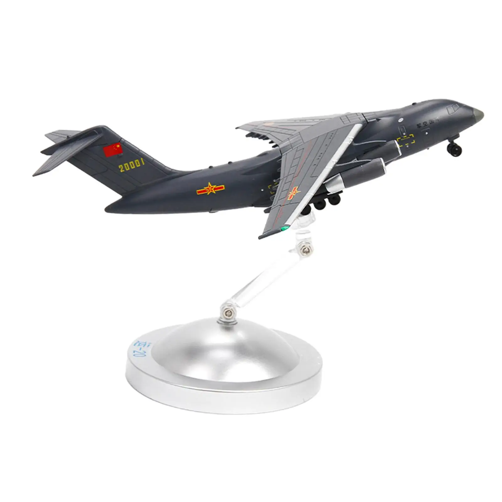 Modelo de avión de transporte 1:200 con Base de exhibición, juguetes en miniatura, regalo de simulación, avión Retro para cafetería, oficina, hogar, estantería, Bar