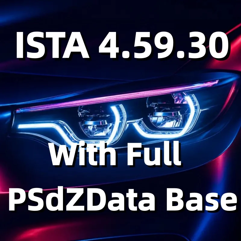 Newest ISTA 4.59.30 Version Minimal installation Diagnostic programming software with Full ISTA 4.59.30 PSdZData