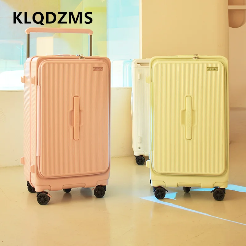 

COLENARA Cabin Suitcase PC Boarding Case Laptop Trolley Case USB Charging 20"24"28 Inch Large Capacity Multi-function Luggage