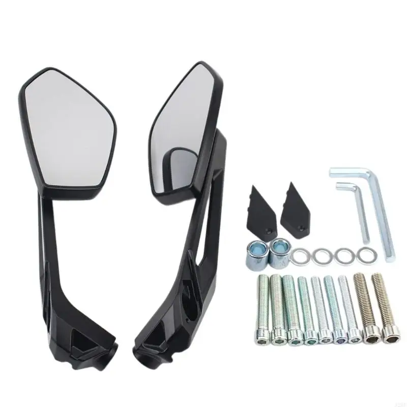 

Rear View Glass for Bikes Riders Simple Install Enhances Visibility Convenient Screw Lock Side Glass for F750GS R1200GS