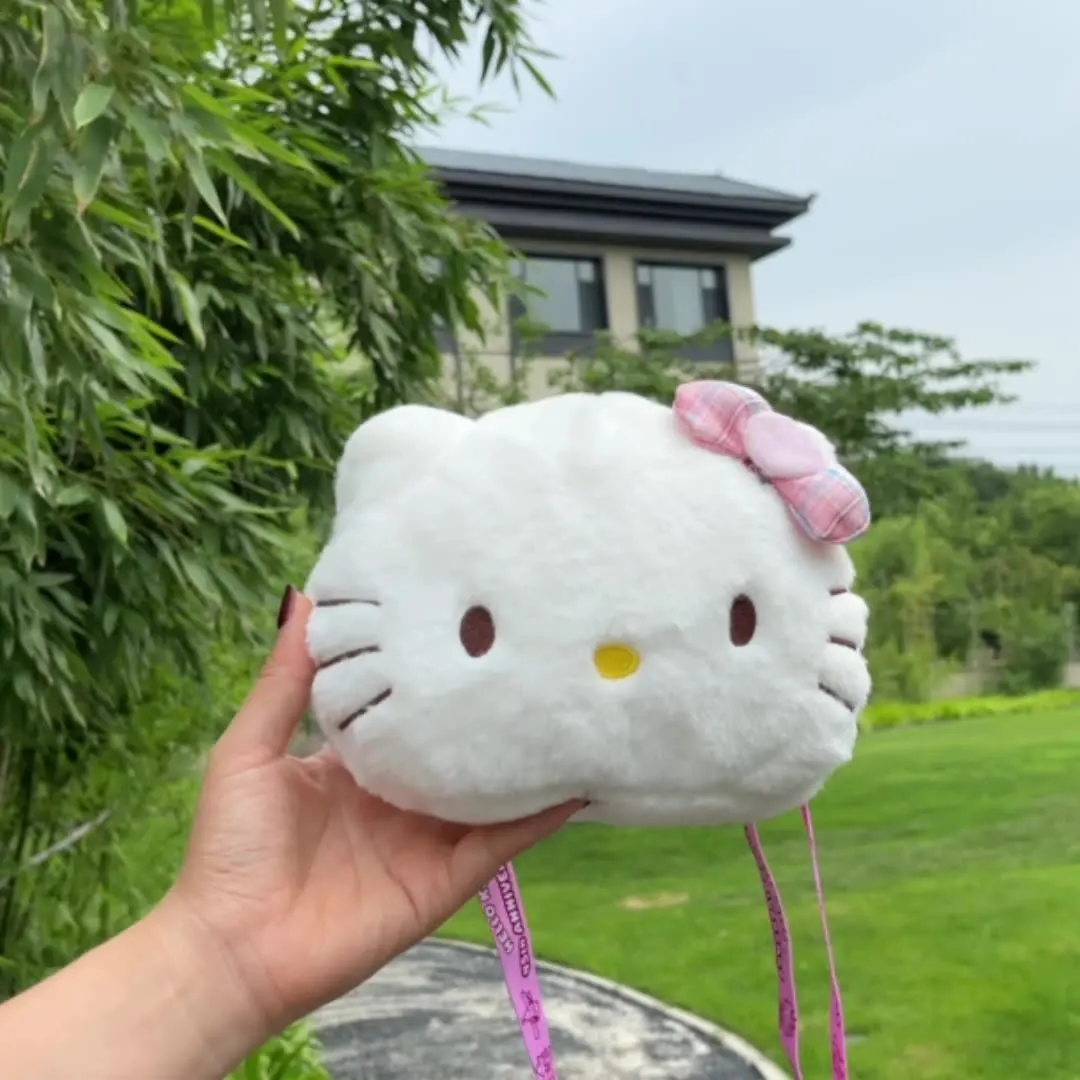 حقيبة قطيفة لطيفة، حقيبة كتف متعددة الاستخدامات للطالبات الجميلات، حقيبة كرتونية جديدة ناعمة ولطيفة للأميرة الصغيرة