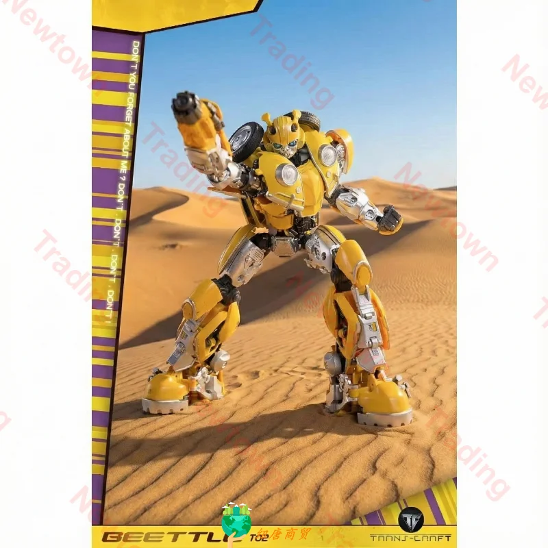 【Klaar ooievaar】Transforation TC-02 Bee Movie Versie VW Kever Heruitgave Transformerende Action Figure Robot Speelgoed