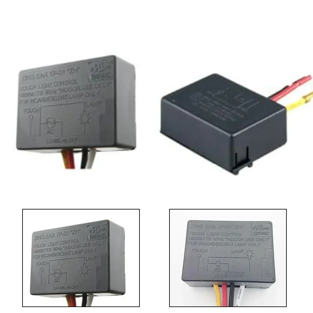 Zing Ear Module Sensor 3 Way Touch Lamp Circuit Connection TP-01 ZH 120 Volt - 60 Hz Dimmer Switch Easy To Use