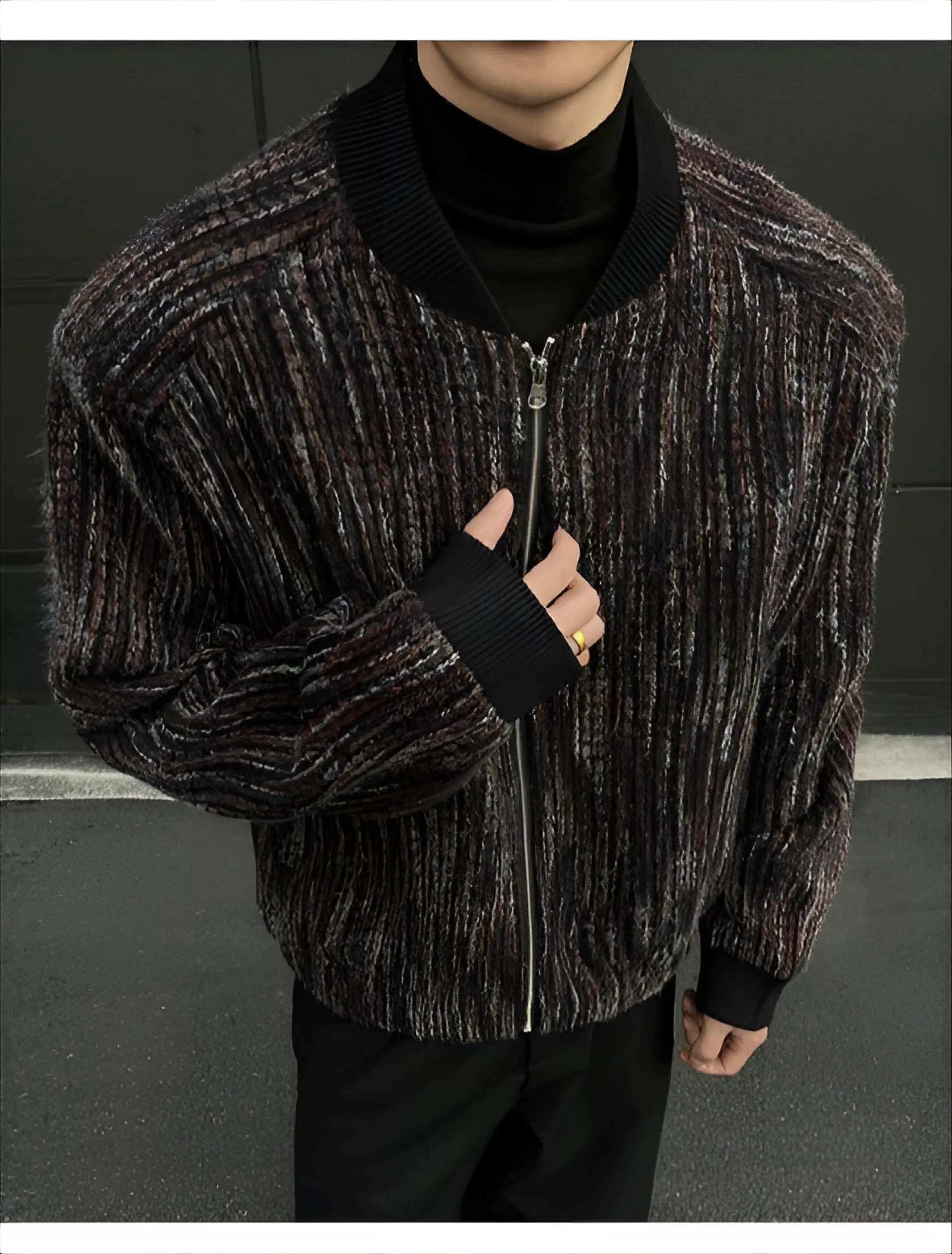 

Wool Blend Jacket Man Blue Mens Epaulets Shoulder Decoration Military Rank Status Position Level Grade Class Category Group Cool