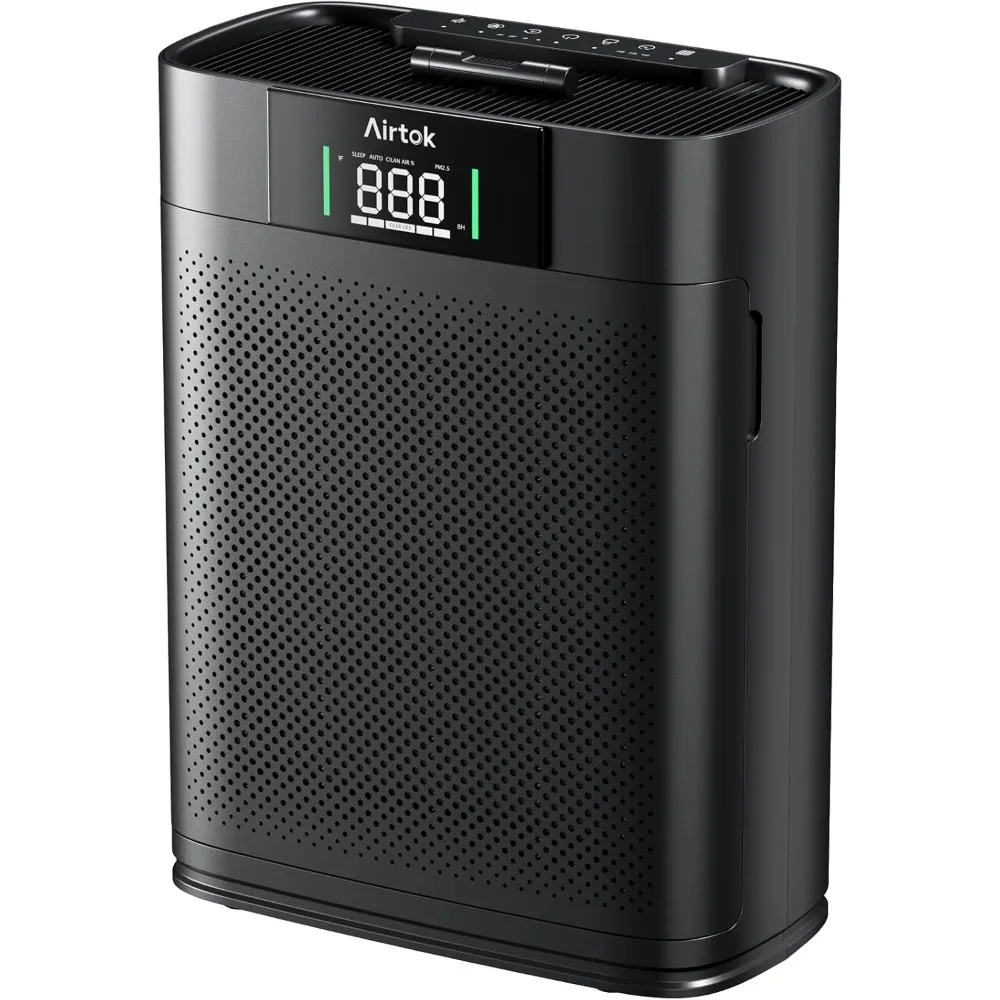 

Air Purifiers for Home Large Room Up to 1300 Ft², with Air Quality Monitor PM2.5、HEPA Sleep Mode