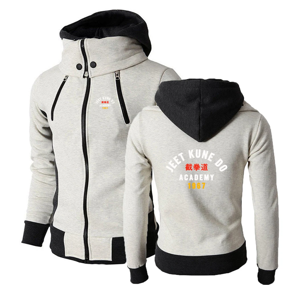 Jeet Kune Do Martial Artist Wing Chun Men's zipper hoodie - high-end fashion suitable for spring and autumn hoodies jacket