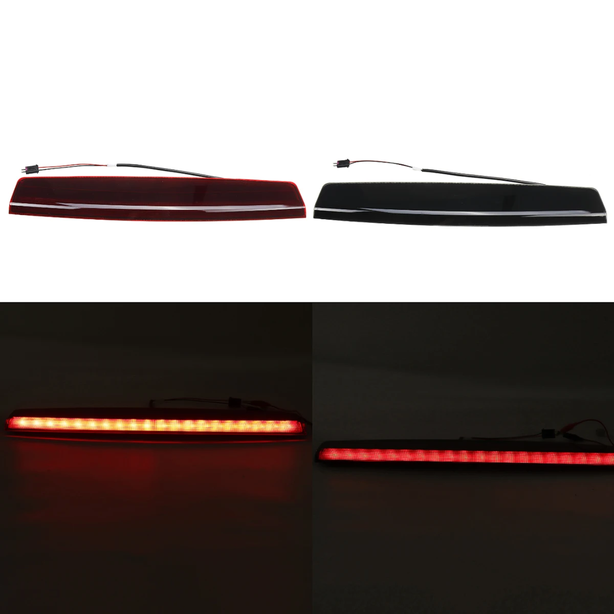 Red/Smke LED Car High Mounted 3rd Third Brake Light Tail Light Stop Lamp XFG000040 For Range Rover L322 2004-2012 Rear Tail Lamp